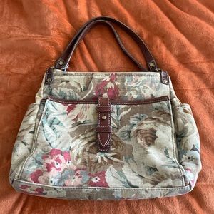 Vintage Fossil Hand Bag
